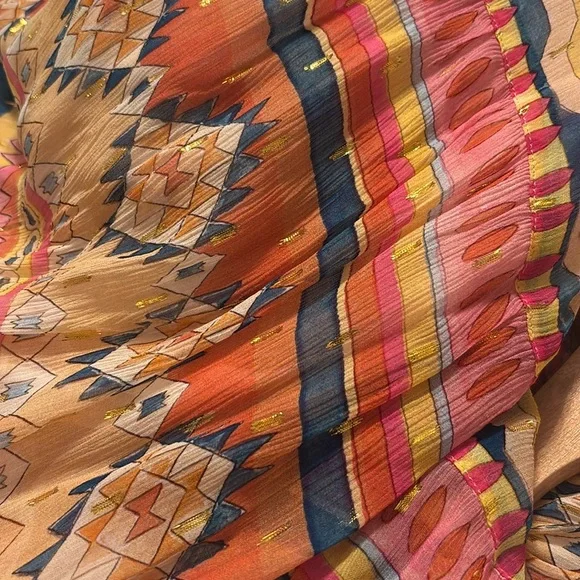 Sezane Pernille Multicolor Maxi Dress - Picture 5 of 6